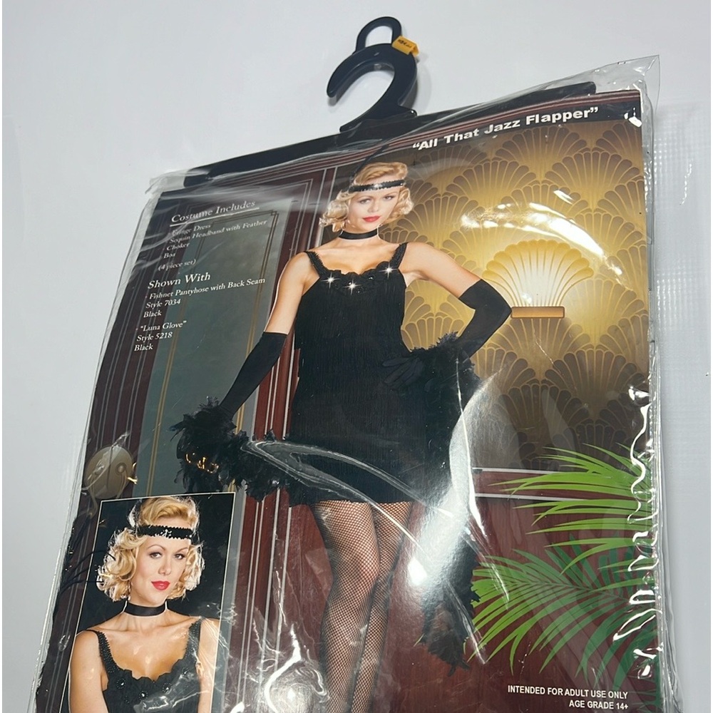 JAZZ FLAPPER DRESS Costume Women Size M